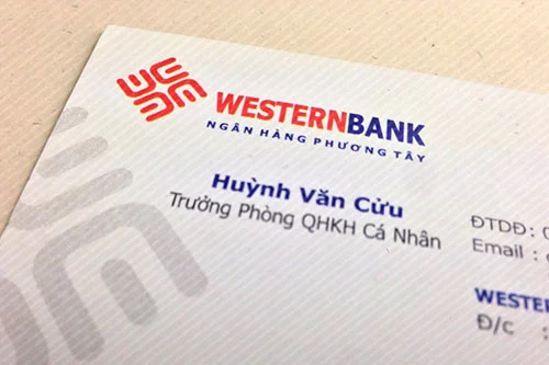 Danh thiếp Westernbank